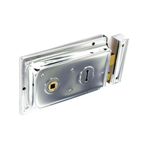 Securit Double Handed Rim Lock Chrome 150mm - Pack of 5