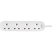 Masterplug 4 Gang Extension Lead With 1m Cable 13 amp