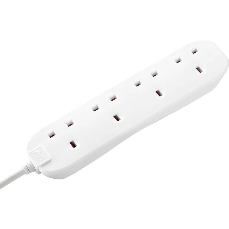 Masterplug 4 Gang Extension Lead With 1m Cable 13 amp