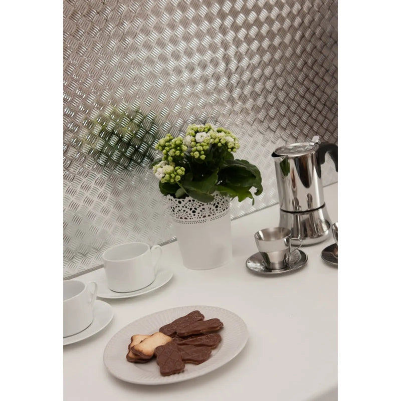d-c-fix® Self Adhesive Film - Chequer Plate 45cm x 1.5m