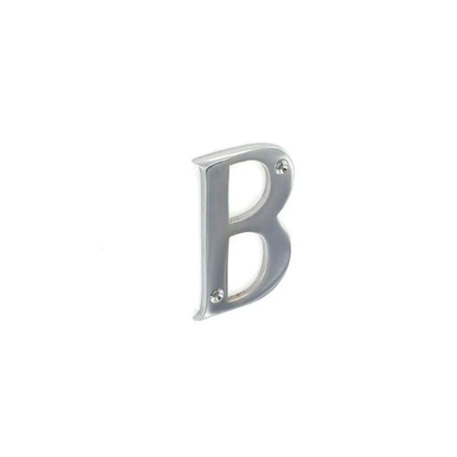 Securit Chrome Letter B 50mm - Pack of 5