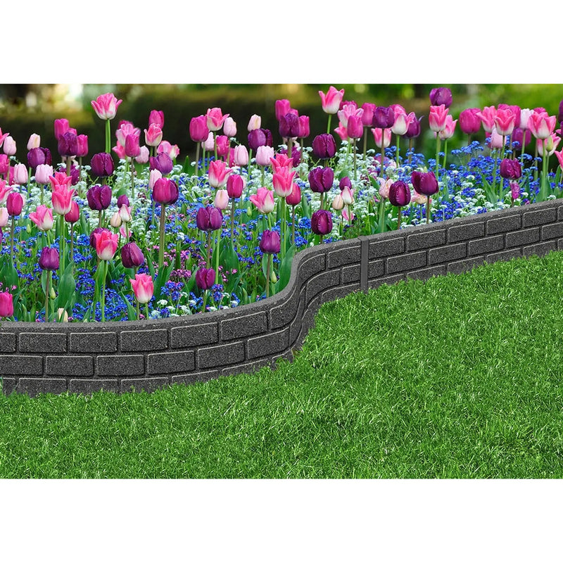 Primeur Ultra Curve Border Bricks 15cm Grey
