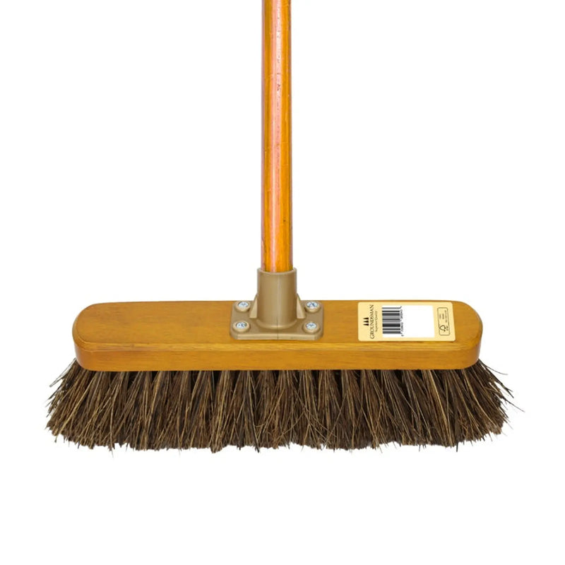 Groundsman Bassine Broom & Handle 12"