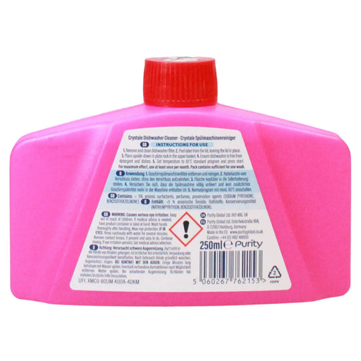 Crystale Dishwasher Cleaner 250ml Pink Grapefruit
