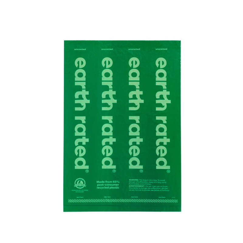Earth Rated 120 Poop Bags 8 Rolls Unscented