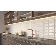 Golden Tile Bevel Metro Wall Tile 200 x 100 x 7 mm Grey 0.88m2