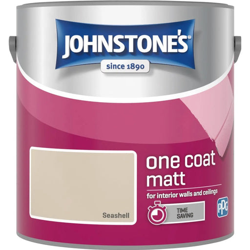 Johnstone's One Coat Matt 2.5L Seashell