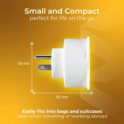 Masterplug Uk To Us Travel Adaptor