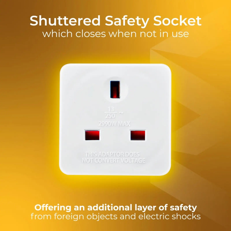 Masterplug Uk To Us Travel Adaptor