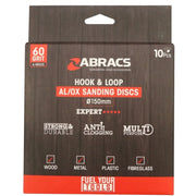 Abracs Hook & Loop Disc Pack 10 150mm x 60g