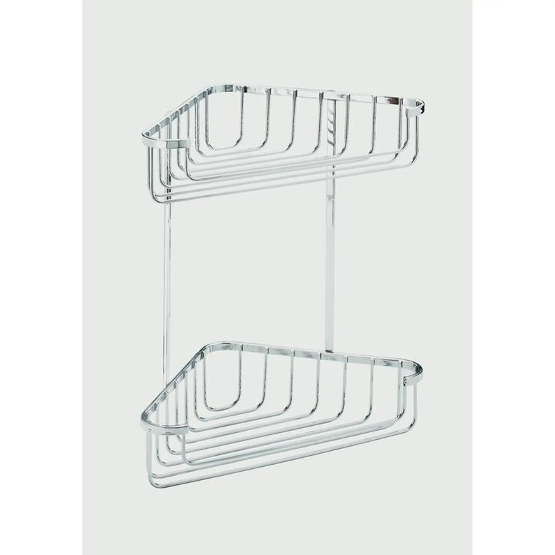 Croydex 2 Tier Corner Basket Medium