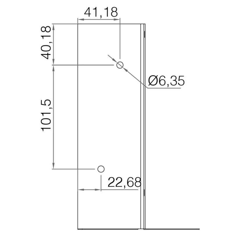 Picardy Arris Rail Bracket 200mm