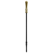 Hearth & Home Black Companion Set With Round Base / Brass Handles 5 Piece 19"