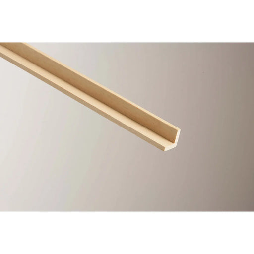 Cheshire Mouldings Light Hardwood Corner 21 x 21mm x 2.4m