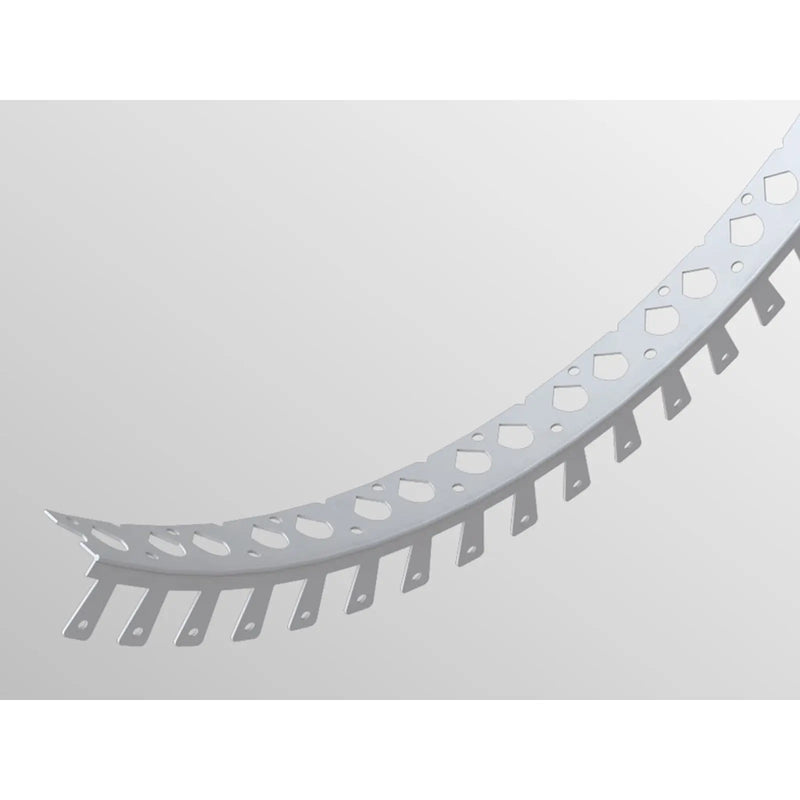 Bpc PVC-U Thin Coat Arch Angle Bead 3m White