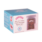 Kilner Fresh Storage Spice Jar Set 4 Piece