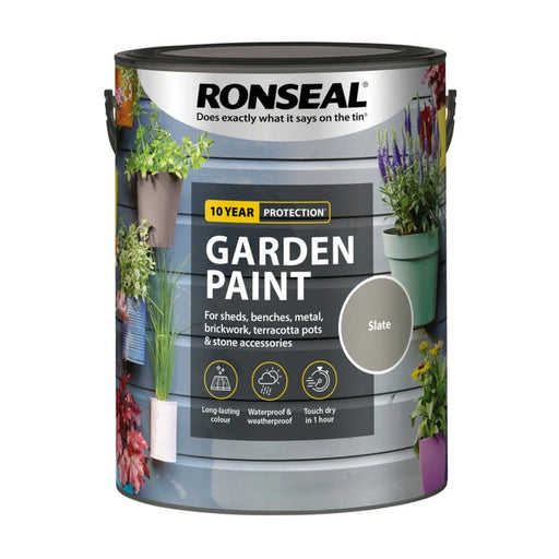 Ronseal Garden Paint 5L Slate