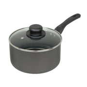 CookClassic Sauce Pan & Glass Lid Non Stick 18cm