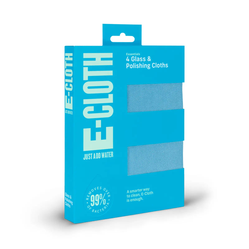 E-Cloth Glass & Polishing Clothes Pack 4