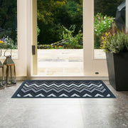 Groundsman Scrape N Sorb Mat 40 x 60cm Chevron Grey