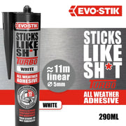 Evo-Stik Sticks Like Sh*t Turbo White 290ml