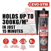 Evo-Stik Sticks Like Sh*t Turbo White 290ml