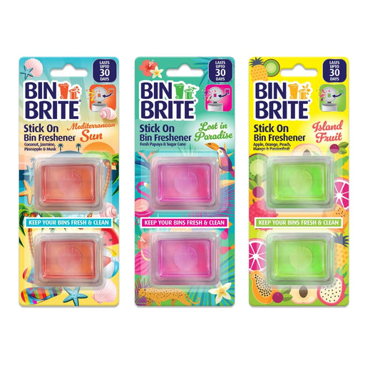 Bin Brite Stick On Freshener Pack 2