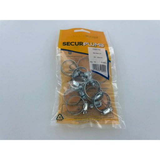 Securplumb Hose Clip 16-25mm Pack 10