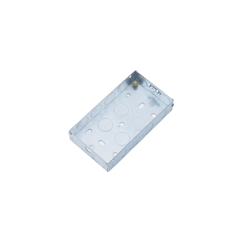 Securlec 2 Gang Metal Box 25mm