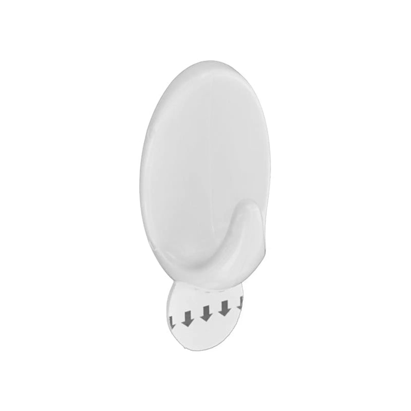 Securit Removable Oval Hook White 55 x 110mm