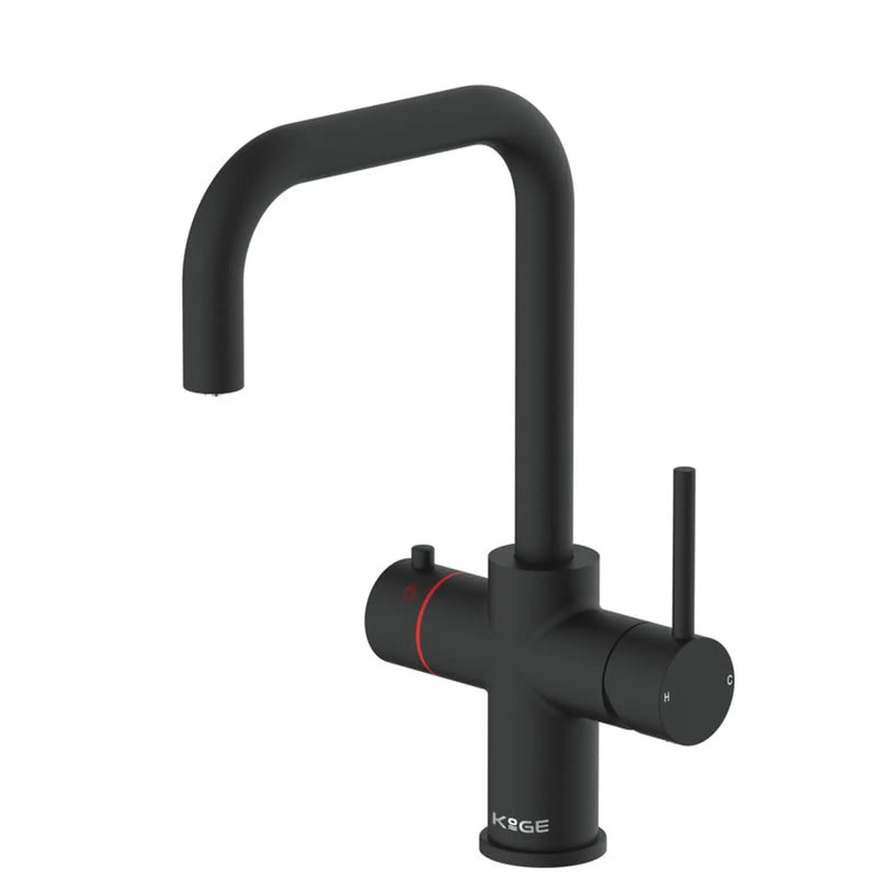 Scudo 3 In 1 Boiling Water Tap D Spout Black