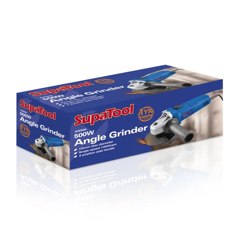 SupaTool Angle Grinder 115mm 500W