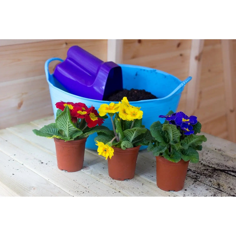 Red Gorilla Flexible Small Shallow Tub 15L Blue
