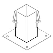Picardy Bolt-Down & Grip Support 75x75mm