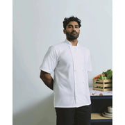 Dennys Short Sleeve Chef's Jacket White L