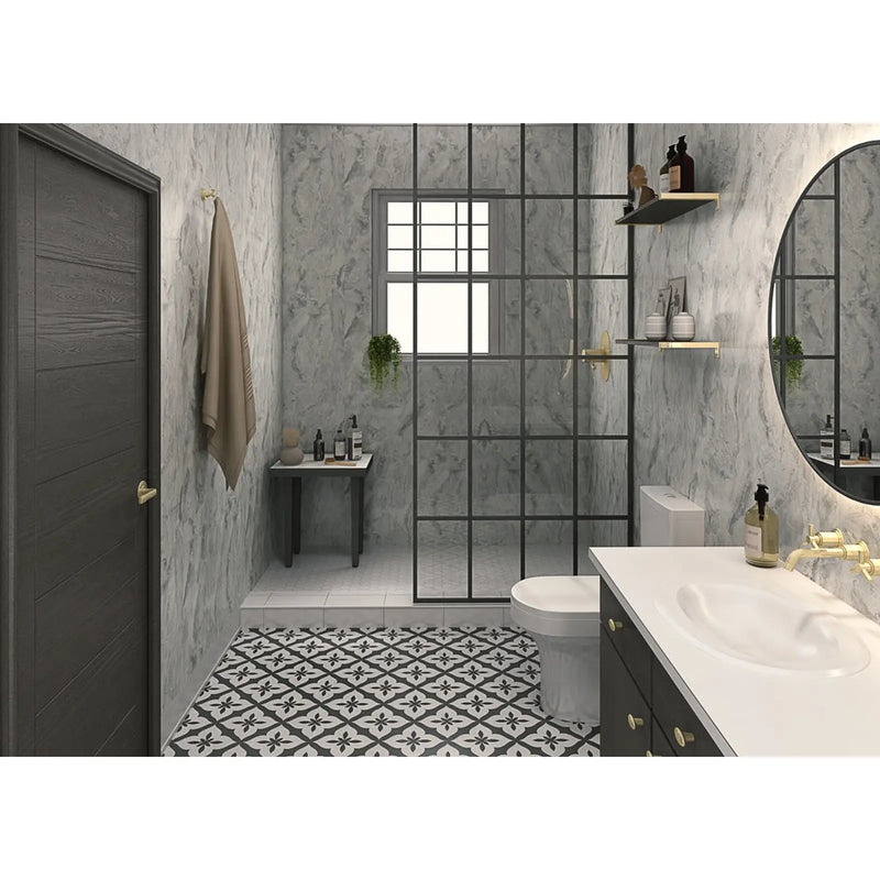 Perform Panel Bathroom & Shower Panel 2400mm x 1180mm Stratus Marble