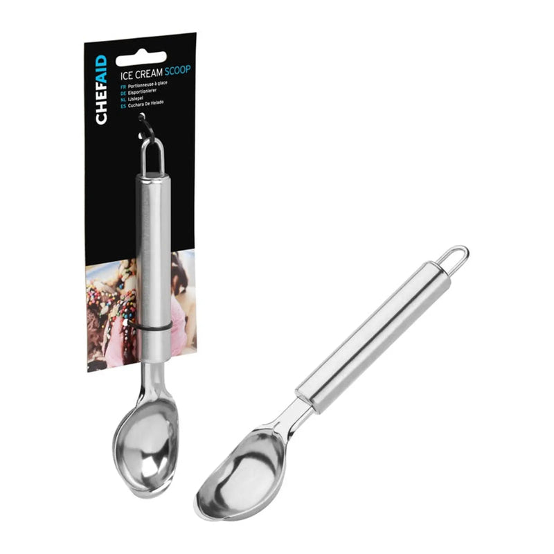 Chef Aid Ice Cream Scoop Silver