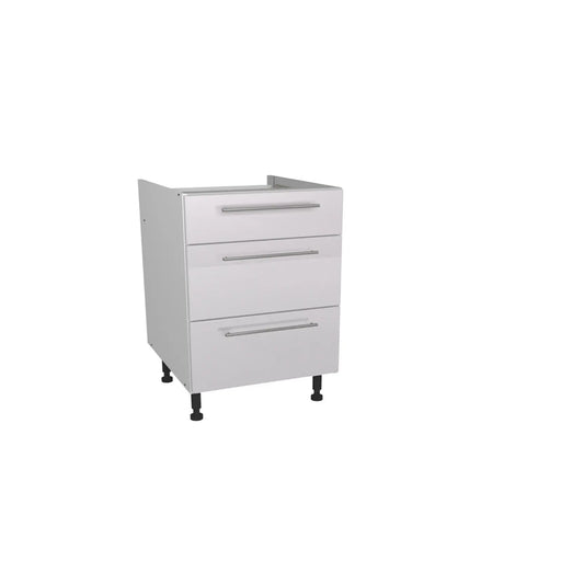 Gower Rapide+ Paris White 3 Drawer Unit 600mm
