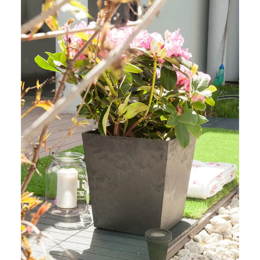 Primeur Sonata Planter 33cm Steel Grey