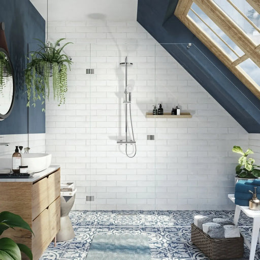 Gainsborough Round Bar Mixer Shower Chrome