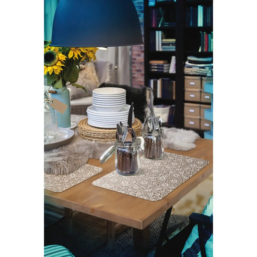 d-c-fix® Rio Placemat - Sienna Transparent Pack 12
