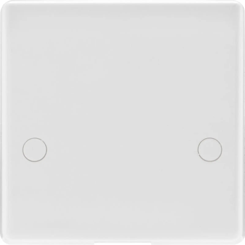 BG White Nexus Cooker Flex Outlet Plate 45amp