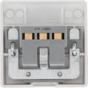 BG White Nexus Cooker Flex Outlet Plate 45amp