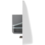 BG White Nexus Cooker Flex Outlet Plate 45amp
