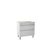 Gower Rapide+ Capri Grey 3 Drawer Pack 800mm