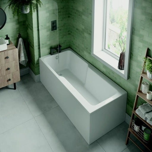 Trojan Evolve Straight Shower Bath 1700mm