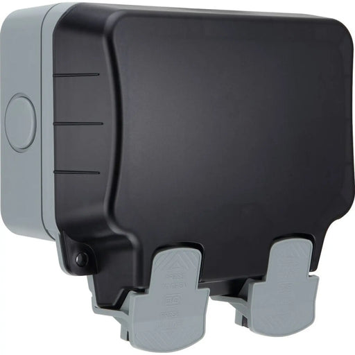 BG Outdoor Socket & RCD 2 Gang IP66