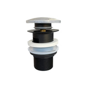 Securplumb Basin Waste Matt Black 32mm