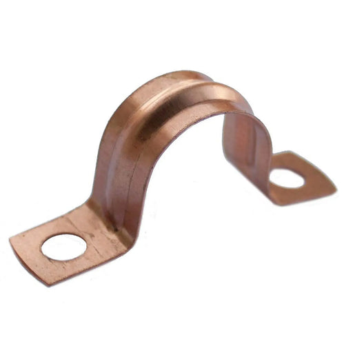 Oracstar Saddle Pipe Clips - Copper 22mm (Pack 50)