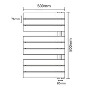 SP Lomond Designer Radiator Anthracite 500mm x 800mm